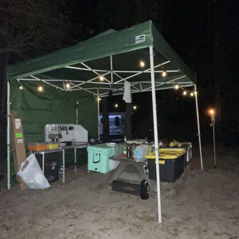 Pin Alert! 📌 Planning your next camping trip? Don't miss our latest blog post on "The Best Camping Kitchen Set Up: 10 Amazing Products". From cookware to utensils, we've got you covered. Check it out at https://drp.li/Ftp0r Outdoor Camping Kitchen Setup, Campsite Layout Ideas, Camping Set Up Campsite, Glamping Kitchen Set Up, Tent Camping Kitchen Setup, Campground Setup Ideas, Kitchen Set Up Ideas, Diy Camping Kitchen, Camping Kitchen Ideas