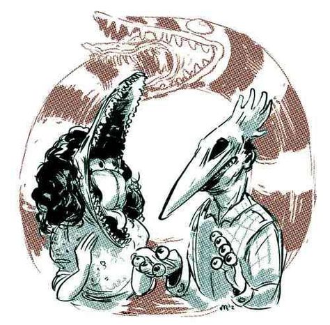 Adam and Barbara and a sandworm. Adam And Barbara Beetlejuice, Barbara Beetlejuice, Adam And Barbara, Beetlejuice Tattoo, Beetlejuice Sandworm, Scary Animals, Tim Burton Movie, Anime Fnaf, Beetlejuice