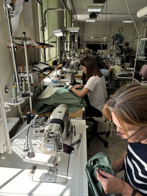 Working In The Fashion Industry, Work In Fashion Industry, Working In Fashion Industry Aesthetic, Sewing Factory Layout, Clothes Manufacturing Factory, Apparel Manufacturing, Sewing Aesthetic, Workspace Studio, Clothing Factory