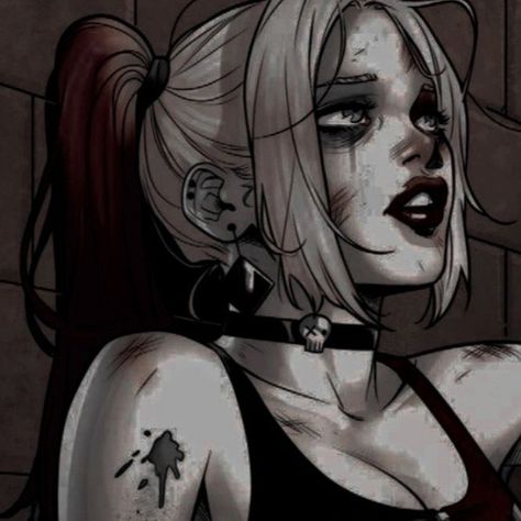 Harley Quinn, Hair, White