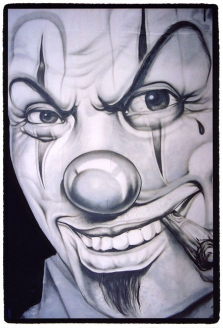 MIster Cartoon Chicano Clown, Mister Cartoon, Clown Images, Art Chicano, Chicano Love, Clown Tattoo, Prison Art, Cholo Art, Chicano Tattoos