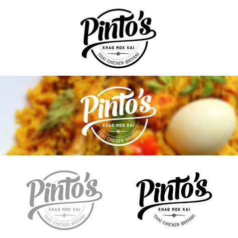 Resto Logo Design Ideas, Thai Food Logo Design, Restaurant Logo Design Branding, Food Brand Logo, Foods Logo, Resturant Logo, Food Brand Logos, Food Logos, Chicken Logo