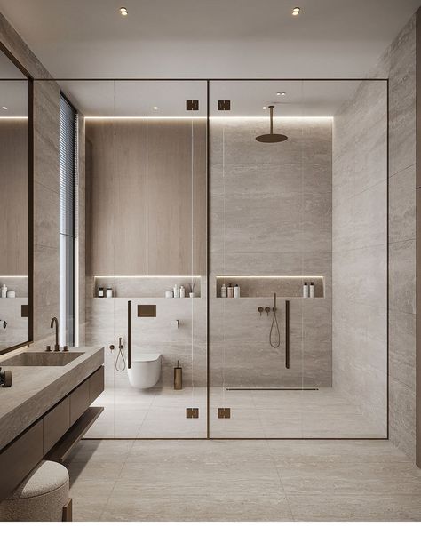 Luxury Washroom Design Master Bath, Luxury Toilet Design, Luxury Toilet, Bathroom Interior Design Modern, Bathroom Addition, Bathroom Design Layout, Perfect Bathroom, Washroom Design, Bathroom Redesign