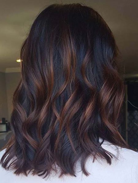 Highlights Hairstyles, Dark Brown Balayage, Highlights For Dark Brown Hair, Rambut Brunette, Brown Ombre Hair, Chocolate Brown Hair, Brown Hair Balayage, Dark Brown Hair Color, Brown Balayage