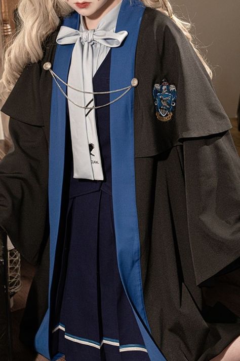 Hogwarts School Uniform, Hogwarts Graduation, Ravenclaw Uniform, Harry Potter Uniform, Ravenclaw Outfit, Harry Potter Dress, Hogwarts Uniform, Harry Potter School, Academy Uniforms