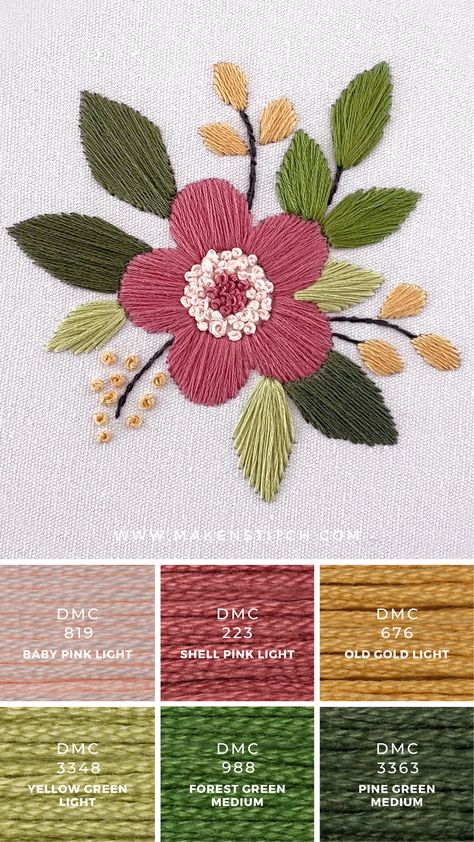 springtime color palette Easy Embroidery Patterns For Beginners, Easy Embroidery Patterns, Embroidery Patterns For Beginners, Yarn Color Combinations, Basic Hand Embroidery Stitches, Color Mixing Chart, Spring Color Palette, Easy Embroidery, Good Color Combinations