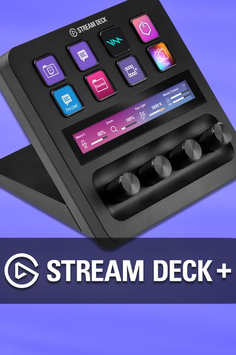 First impressions and thoughts on the Elgato Stream Deck Plus. #affiliate Live Stream Setup, Cassette Deck Setup, Streaming Equipment, Steam Deck Oled, Elgato Stream Deck, First Impressions, Technology