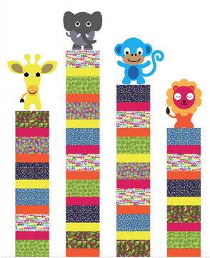 1JungleBabiesQuiltFreePattern Animal Baby Quilt, Crib Quilts, Quilted Toys, Kid Quilts, Boys Quilt Patterns, Gingham Quilt, Baby Quilt Tutorials, Reference Ideas, Elephant Quilt