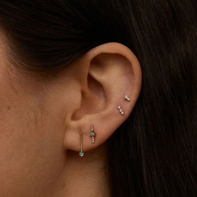 Unique Ear Piercings, Delicate Fine Jewelry, Bar Earring, Blue Sapphire Studs, Butterfly Earrings Gold, Diamond Stacks, Opal Studs, Diamond Drops, Diamond Drop Earrings