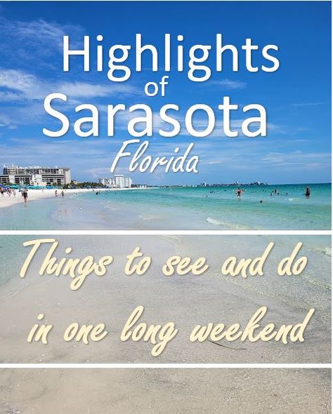 Sarasota Florida Things To Do In, Ringling Brothers Circus, Ringling Museum, Lido Beach, Places In Florida, Rooftop Patio, Bigger Boat, Visit Florida, Hyatt Regency