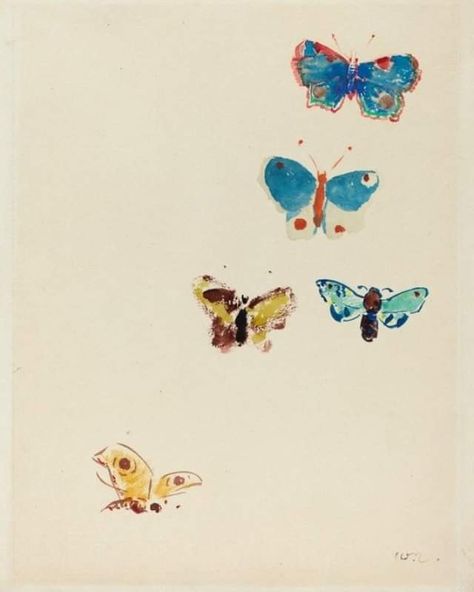 odilon redon Butterfly Notebook, Behance Illustration, Odilon Redon, Handpoke Tattoo, Simple Butterfly, Surrealism Painting, Art Et Illustration, National Gallery Of Art, Woven Paper