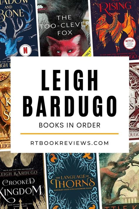 Looking for a new fantasy book to read? You may be a fan of Leigh Bardugo! You can find all of Leigh's current books in order right here! Tap here to see this beloved fantasy author's fantasy novels! #bestfantasybookstoread #booksinorder #bestbooks Leigh Bardugo Books, Crooked Kingdom, Fantasy Authors, About The Author, Fantasy Books To Read, New Fantasy, Book To Read, Leigh Bardugo, Fantasy Book