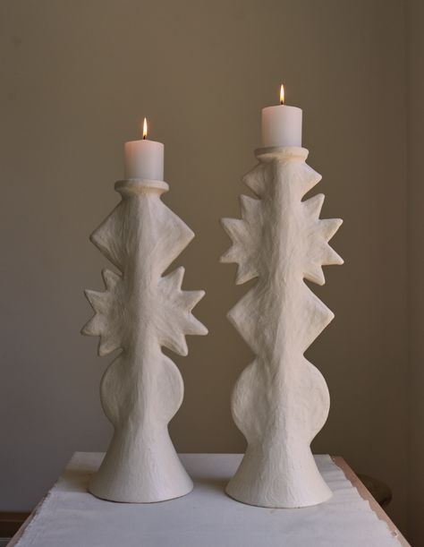 Eleven Candles That Bring The Razzle Dazzle To Your Dining Table Pottery Portfolio, Tanah Liat, Keramik Design, Ceramic Candle Holders, Ceramics Pottery Art, Ceramics Projects, Clay Art Projects, Ceramics Ideas Pottery, Ceramic Candle