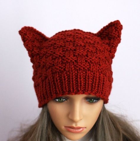 Excited to share the latest addition to my #etsy shop: Hat Cat.Ladies beanie ''Russet Cat''! Hand knitted, seamless.Knit black Hat Cat Ears Hat Cat. https://etsy.me/2MZe7GU #accessories #hat #copper #anniversary #christmas #clear #hatformen #oversizedhatchunky #hatchun Hat With Strings, Chunky Cat, Cat Ears Hat, Oversized Hat, Cat Hand, Cat Beanie, Copper Anniversary, Stretch Cotton Fabric, Ear Hats