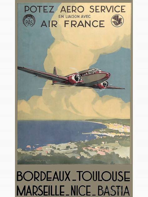 Vintage Airline Ads, Airplane Poster, Vintage Airline Posters, Aviation Posters, Poster Advertising, Transportation Poster, Tourism Poster, Vintage Planes, Vintage Advertising Posters