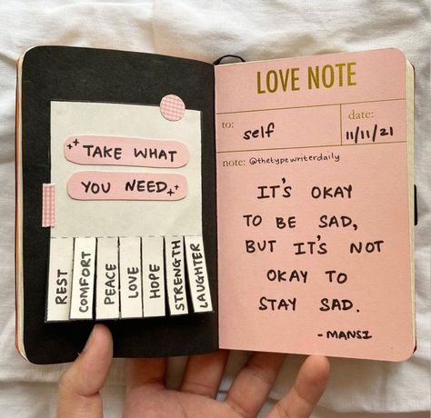 Sticky Notes, Notebook, Writing, Instagram, Art