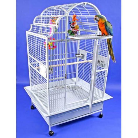 A and E Cage Co. Palmetto Victorian Bird Cage Black Victorian Bird Cage, Macaw Cage, Large Parrot Cage, Girls Bed Canopy, Chinchilla Pet, Victorian Top, Large Bird Cages, Bird House Kits, Bird Aviary