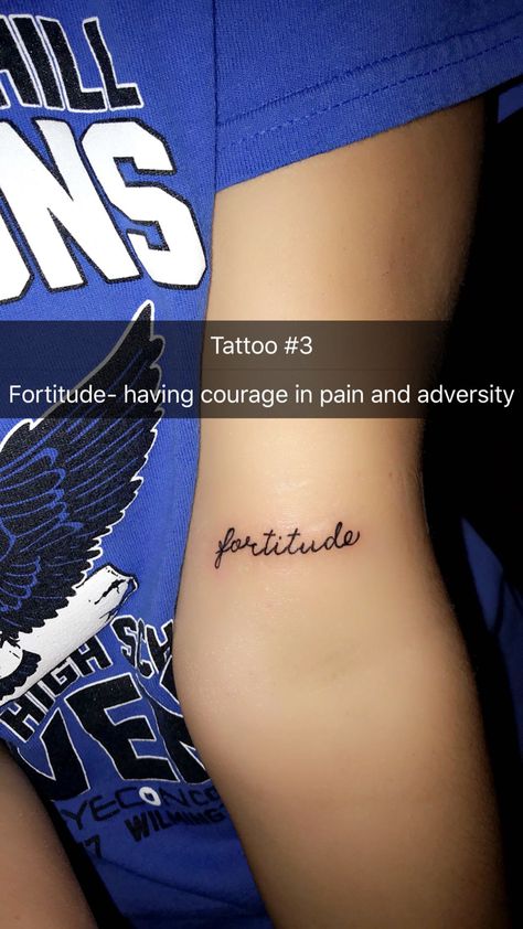 Fortitude Tattoo, One Tree Hill Tattoos Ideas, One Tree Hill Tattoos, Ink Therapy, Best Friend Tattoos, Tat Ideas, Tree Hill, One Tree Hill, Friend Tattoos