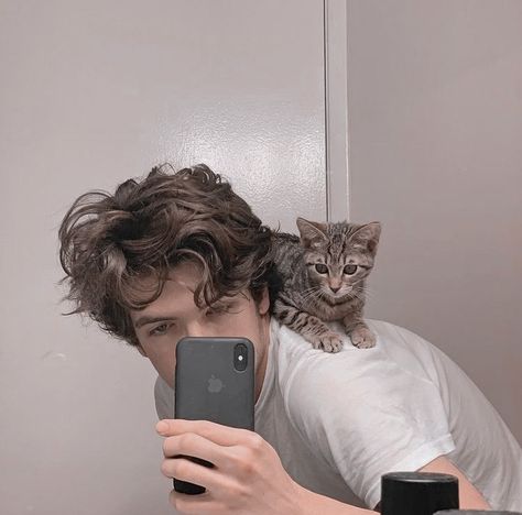 Nick Stark, Men With Cats, Mara Dyer, Miguel Diaz, Bad Reputation, Aesthetic Guys, Male Poses, Cat Aesthetic, Dream Guy