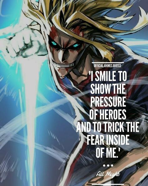 My hero academia My Hero Academia Quotes Inspirational, All Might Quote, My Hero Academia Quotes, Bnha Quotes, Most Powerful Quotes, Hero Quotes, My Hero Academia Anime, Plan Image, Inspirational Qoutes