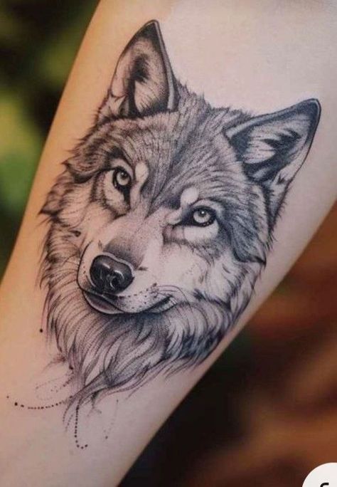 Wolf Memorial Tattoo, Tattoo Ideas For Men Wolf, Lone Wolf Tattoo Men, Women Wolf Tattoo, Tattoos For Women Traditional, Wolf Tattoo For Women, Traditional Wolf Tattoo, Simple Wolf Tattoo, Lone Wolf Tattoo