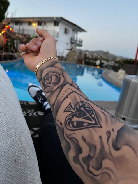 Arm Tattoos For Guys Forearm, Rare Tattoos, Forearm Tattoo Quotes, Outer Forearm Tattoo, Half Sleeve Tattoos Forearm, La Tattoo, Inner Forearm Tattoo, Men Tattoos Arm Sleeve, Forarm Tattoos