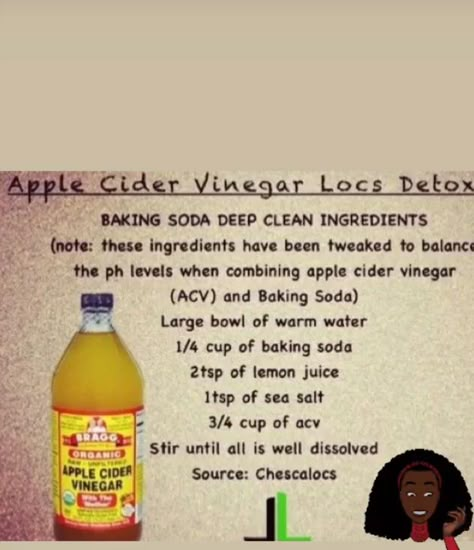 Locs detox Growing Locs Tips, Caring For Locs, Acv Rinse For Locs, Acv Hair Rinse For Locs, How To Care For Dreadlocks, Detox Locs At Home, How To Take Care Of Your Locs, Dreadlock Detox Recipe, Benefits Of Brushing Locs