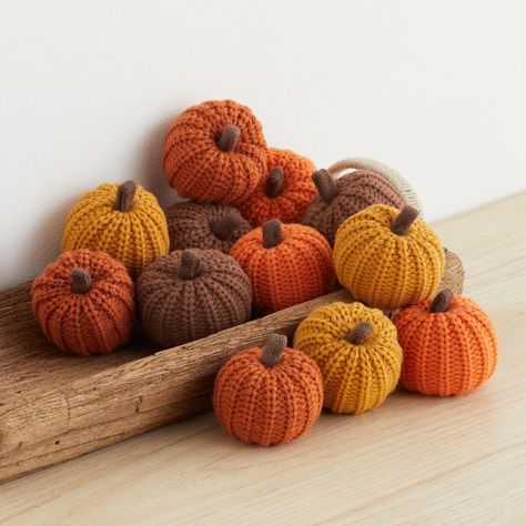 Knit pumpkins set of 12, mini pumpkin decor, orange pumpkim bowl fillers for fall, gold pumpkins for garland, Thanksgiving tablescape, brown (Mini Orange Set 12) Amazon Affiliate Mini Pumpkins Decor, Knit Pumpkins, Pumpkin Bowl, Gift For Hostess, Pumpkin Bowls, Fall Tiered Tray Decor, Fuzzy Texture, Holiday Mantel, Pumpkin Gift