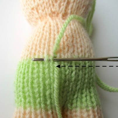 Another method to add hair to a knitted doll Knit Doll Pattern, Knitted Stuffies, Izzy Dolls, Comfort Dolls, Knitting Dolls Free Patterns, Knitted Dolls Free, Knitted Stuffed Animals, Dolls Hair, Miniature Knitting