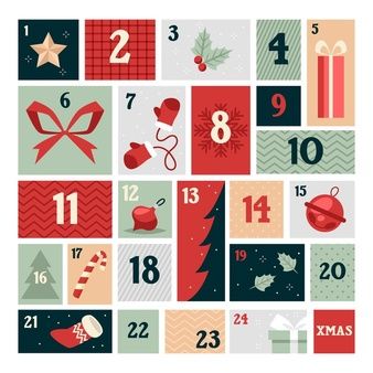 Free Vector | Flat design advent calendar Calendar Graphic, Diy Graphic Design, Advent Calenders, Christmas Calendar, Diy Advent Calendar, Countdown Calendar, Christmas Gift Card, Christmas Advent Calendar, Festival Design