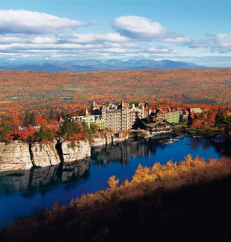 No. 22 (tie) Mohonk Mountain House in New Paltz, New York Upstate Ny Travel, Decoration Hall, Mohonk Mountain House, Ny Travel, Lake George Village, Summer Vacation Spots, Westchester Ny, Hudson River Valley, Best Weekend Getaways