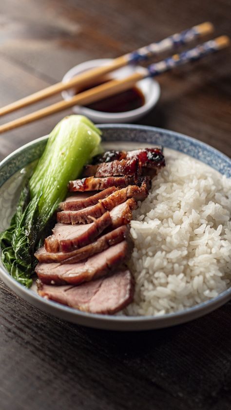 Easy Oven Roasted Char Siu (Chinese BBQ Pork) - 'Ono Hawaiian Recipes Char Siu Recipe, Traditional Ramen, Cooking Goals, Chow Fun, Honey Pork, Chinese Bbq Pork, Asian Meals, Hawaiian Recipes, Dry Noodles