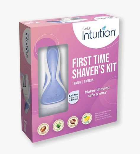 Intuition Razor, Shave Gel, Gift Pack, Gift Packs, Organic Ingredients, Natural Organic, Easy Step, First Step, Hair Removal