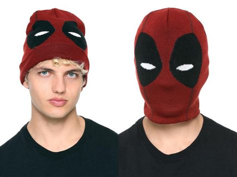 Marvel Deadpool Face Watchman Beanies William Core, Deadpool Belt, Wooden Catapult, Robbing A Bank, Deadpool Outfit, Deadpool Party, Deadpool Face, Deadpool Mask, Deadpool Costume