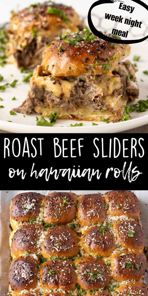 Oven Baked Roast, Shredded Roast Beef, Shredded Roast, Roast Beef Sliders Recipes, Rolled Roast Beef, Leftover Roast Beef Recipes, Sliders On Hawaiian Rolls, Sliders Recipes Beef, Sliders Recipes Hawaiian Rolls