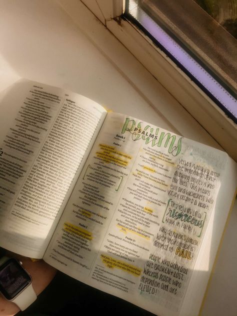 Psalms 1 Bible Study Notes, Psalm 1 Bible Journaling, Bible Aesthetic, Psalm 2, Bible Drawing, Worship Jesus, Psalm 1, Bible Journaling Ideas Drawings, Bible Journal Notes