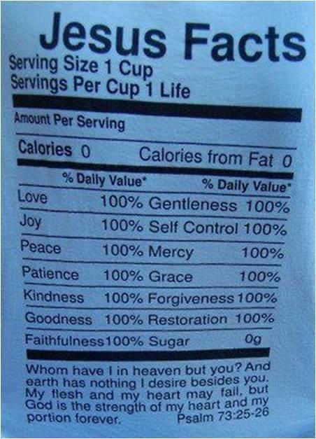 Jesus Facts, Nutrition Facts Label, Christian Quotes God, Christian Bible Quotes, Christian Stuff, My Jesus, I Love Jesus, My Savior, Lord And Savior