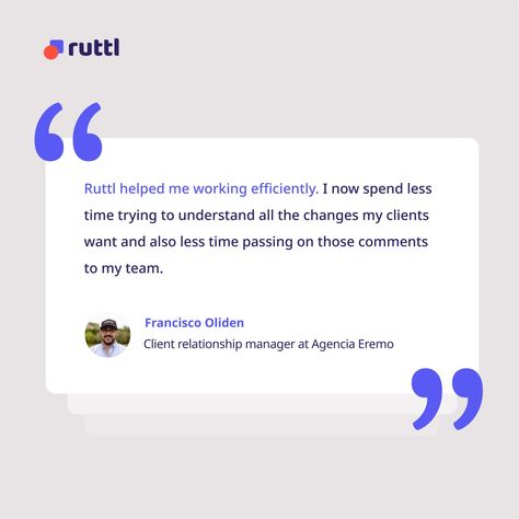 Testimonial illustration presenting the review of product ruttl Testimonial Post Design, Testimonial Template Instagram, Client Testimonials Design, Testimonial Design Layout, Testimonial Social Media Post, Customer Testimonial Design, Quote Design Layout, Testimonial Post, Testimonial Graphic