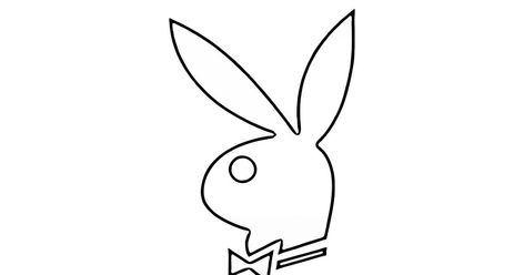 Bunny Outline Drawing, Playboy Drawing, Sketches Colorful, Playboy Bunny Tattoo, Drawing Bunny, Bunny Outline, Drawing Outlines, Spring Logo, Drawing Logo