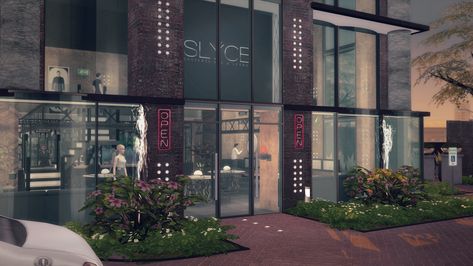 Lounge Sims 4, Sims 4 Lounge, Sims 4 Restaurant, The Sims 4 Lots, Sims 4 Family, Sims 4 House Building, Free Sims 4, Sims 4 House Design, Casas The Sims 4