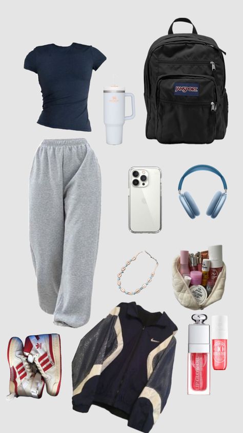 Sporty Aesthetic Outfit, Aesthetic Athletic Outfits, Sporty Outfits Aesthetic, Sporty Girl Outfits, Sporty Girl Aesthetic, Cute Sporty Outfits, Aesthetic Fits, Trendy Outfits For Teens, Cute Lazy Outfits