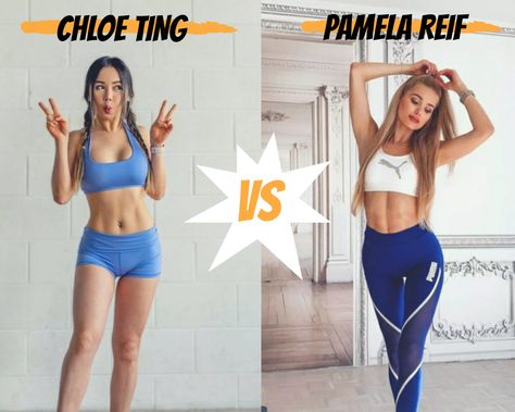 Chloe Ting Before And After, Chloe Ting Results, Fitness Youtubers, Chloe Ting, Cardio Workouts, Home Exercise Routines, Popular Workouts, Chest Workout, Workout Routines