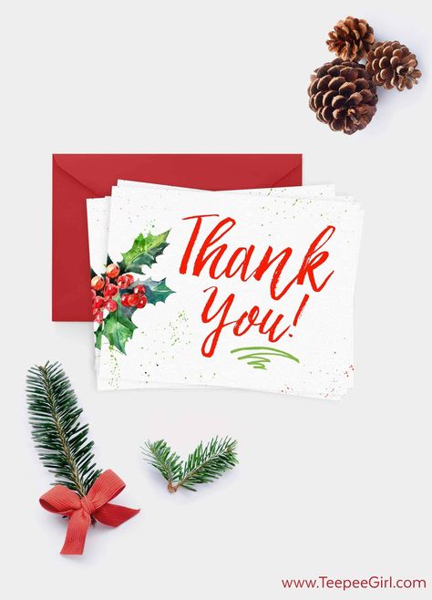 Thank You Baskets, Fun Christmas Activities, Free Thank You Cards, Mini Market, Market Ideas, Printable Thank You Cards, Christmas Thank You, Fun Printables, Christmas Gift Card