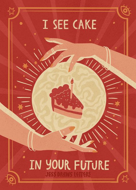 Happy Birthday Illustration, Birthday Illustration, Concept Ideas, Bday Cards, 카드 디자인, Birthday Card Design, A Piece Of Cake, Piece Of Cake, Happy Birthday Quotes