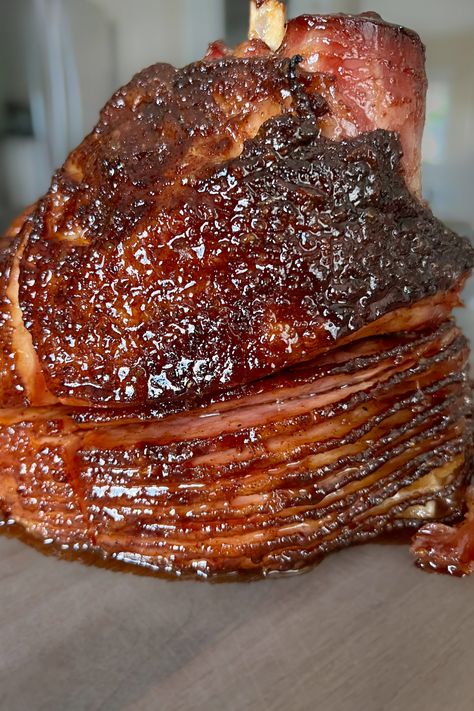 Double Smoked Honey Glazed Ham Recipe- Absolutely Delicious! —Straight to the Point Delicious BBQ Smoker Recipes Smoked Glazed Ham, Smoked Ham Recipes, Smoked Ham Glaze, Honey Glazed Ham Recipe, Double Smoked Ham, Honey Ham Glaze Recipe, Precooked Ham, Smoked Ham Recipe, Sandwiches Breakfast