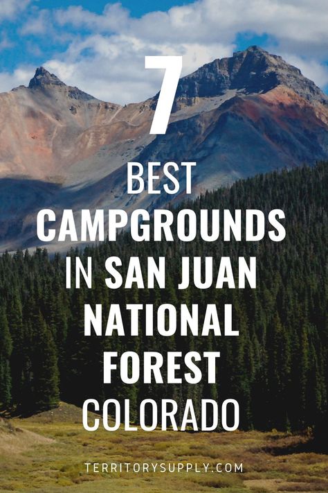 These are the best campgrounds in the San Juan National Forest, from camping in a fire tower to remote sites next to the state's best fishing. If you're looking for awesome camping near Durango, Telluride, or Ouray — we've got you covered! San Juan National Forest Colorado, Colorado Places To Visit, San Juan Mountains Colorado, Colorado Camping, Travel Colorado, Camping Colorado, Fire Tower, Alpine Loop, Colorado Cabins