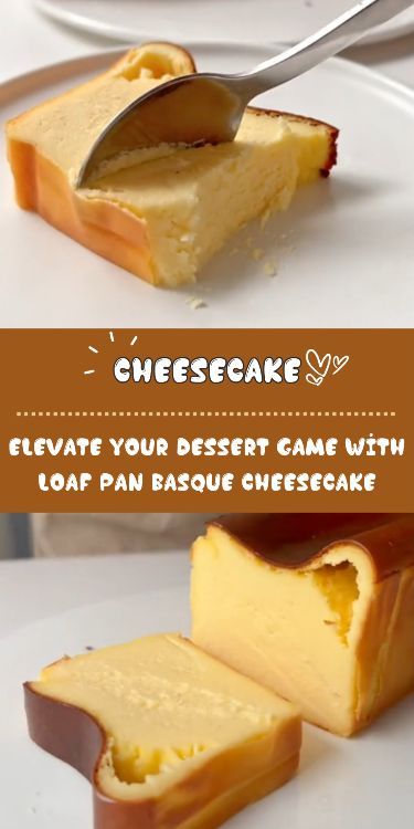 If you're looking to tantalize your taste buds with a delectable dessert that's both rich and creamy, this Loaf Pan Basque Cheesecake is the perfect choice. Cheesecake Recipes Easy Homemade, Basque Cheesecake, Easy Cheesecake Recipes, Master Chef, Delicious Snacks Recipes, Seitan, Fun Baking Recipes, Baking Sweets, Loaf Pan