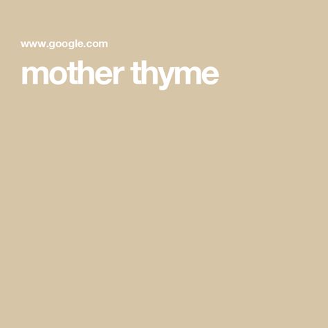 mother thyme Mother Thyme, Thyme, Christmas Cookies, Christmas