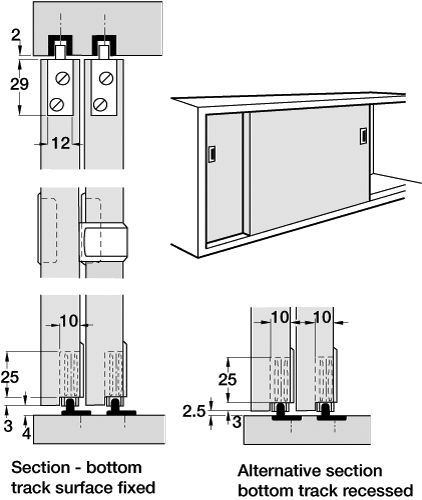 Sliding Door Detail, Sliding Cabinet Door, Sliding Cabinet Door Hardware, Pocket Door Installation, Sliding Cupboard, Kitchen Sliding Doors, Sliding Door Window Treatments, Sliding Cabinet, Indoor Barn Doors