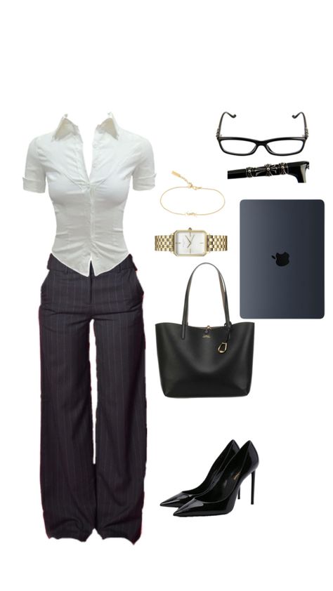 Casual Woman Outfit, Sixth Form Outfits, Cute Professional Outfits, Looks Pinterest, Woman Outfit, Stylish Work Attire, Uni Outfits, Corporate Outfits, Office Outfit